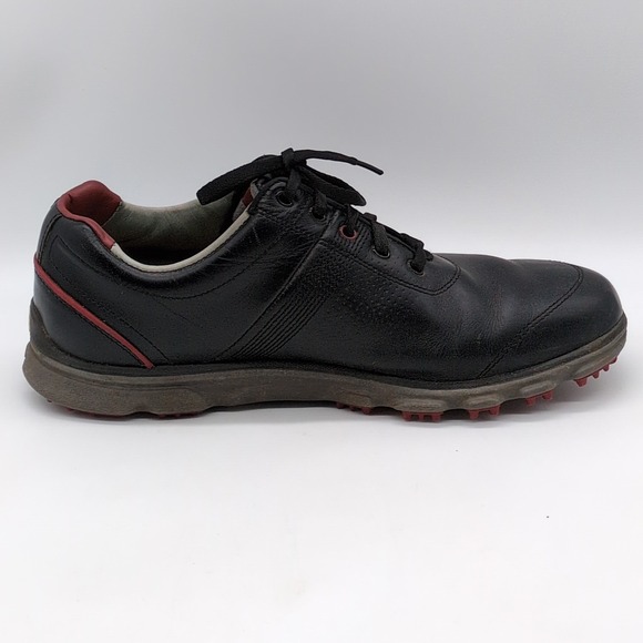 Footjoy Golf Shoes Mens DryJoys Black 8.5 Leather Athletic Sneakers 53577 - Picture 6 of 11